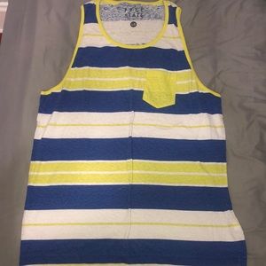 Green and blue tank top